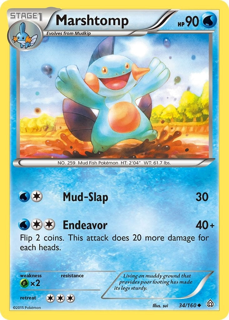 Image for Marshtomp (34/160) [XY - Primal Clash] - Pokemon