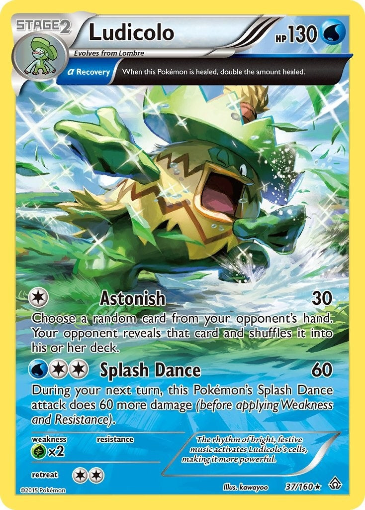 Image for Ludicolo (Alpha) (37/160) [XY - Primal Clash] - Pokemon