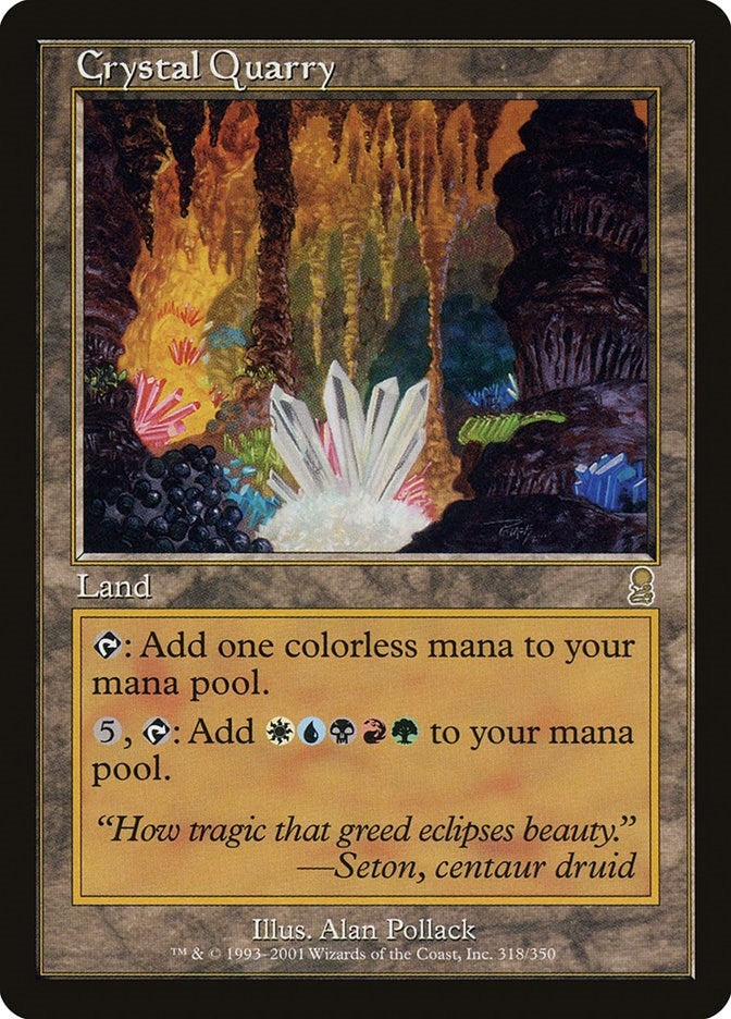 Image for Crystal Quarry (318) [Odyssey] - Magic: The Gathering