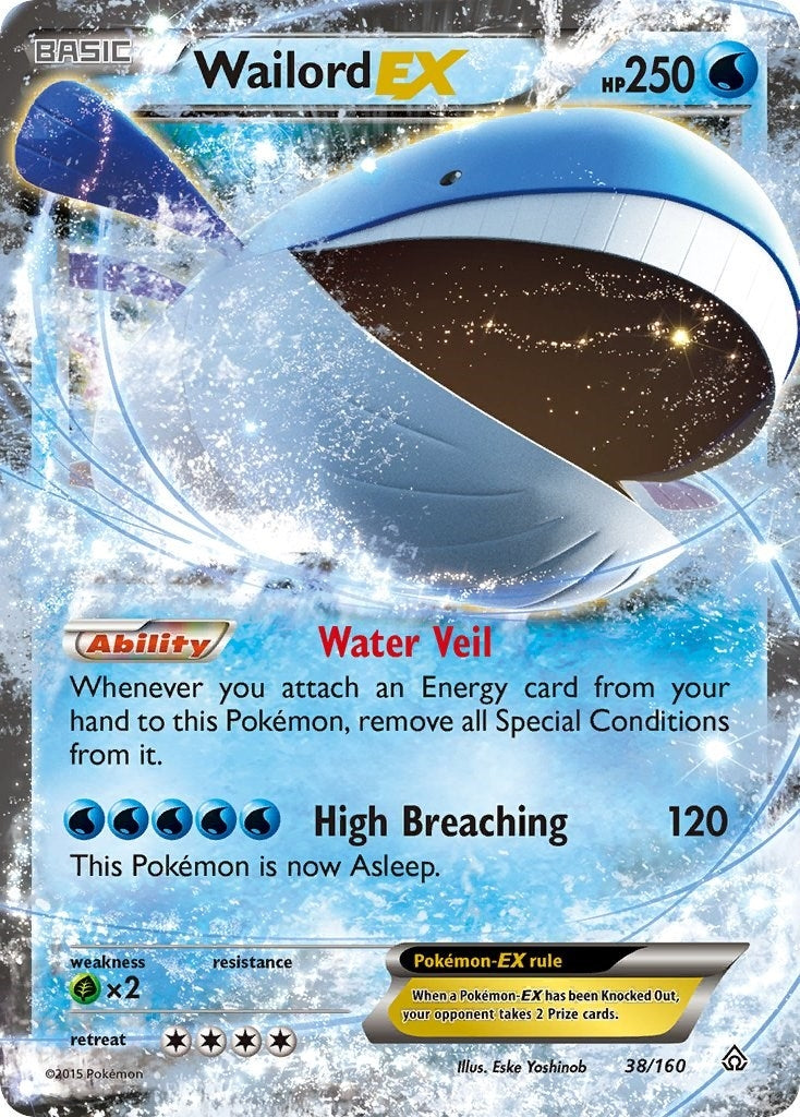 Image for Wailord EX (38/160) [XY - Primal Clash] - Pokemon
