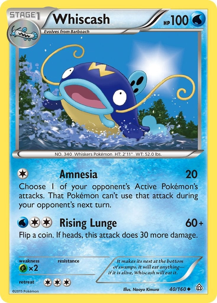 Image for Whiscash (40/160) [XY - Primal Clash] - Pokemon