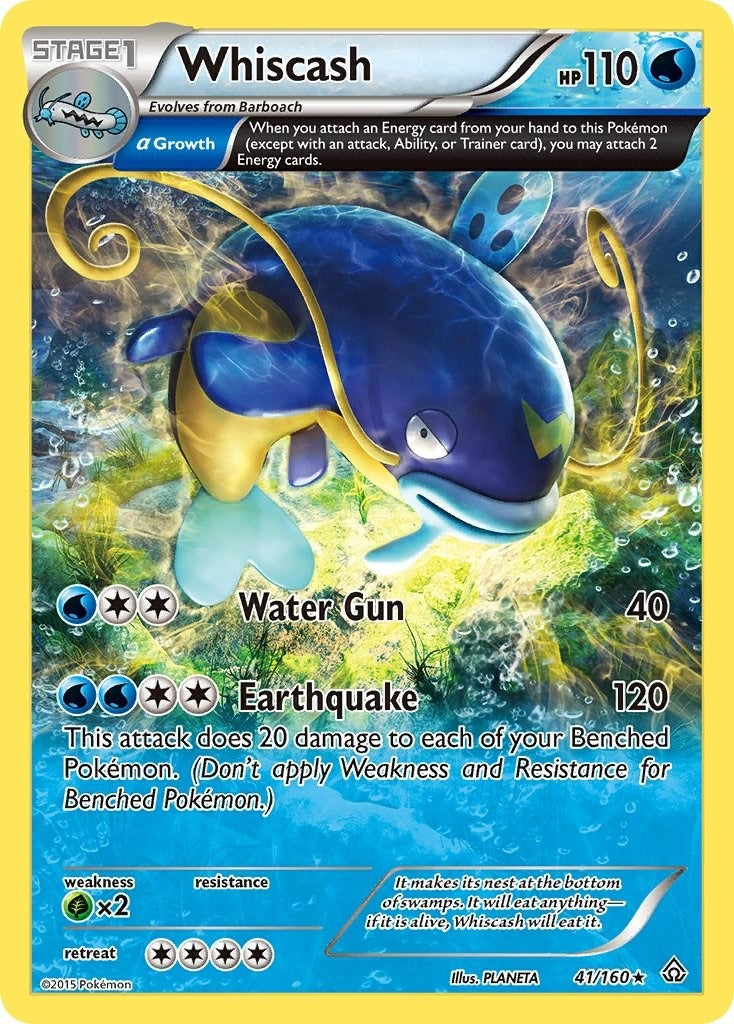 Image for Whiscash (Alpha) (41/160) [XY - Primal Clash] - Pokemon