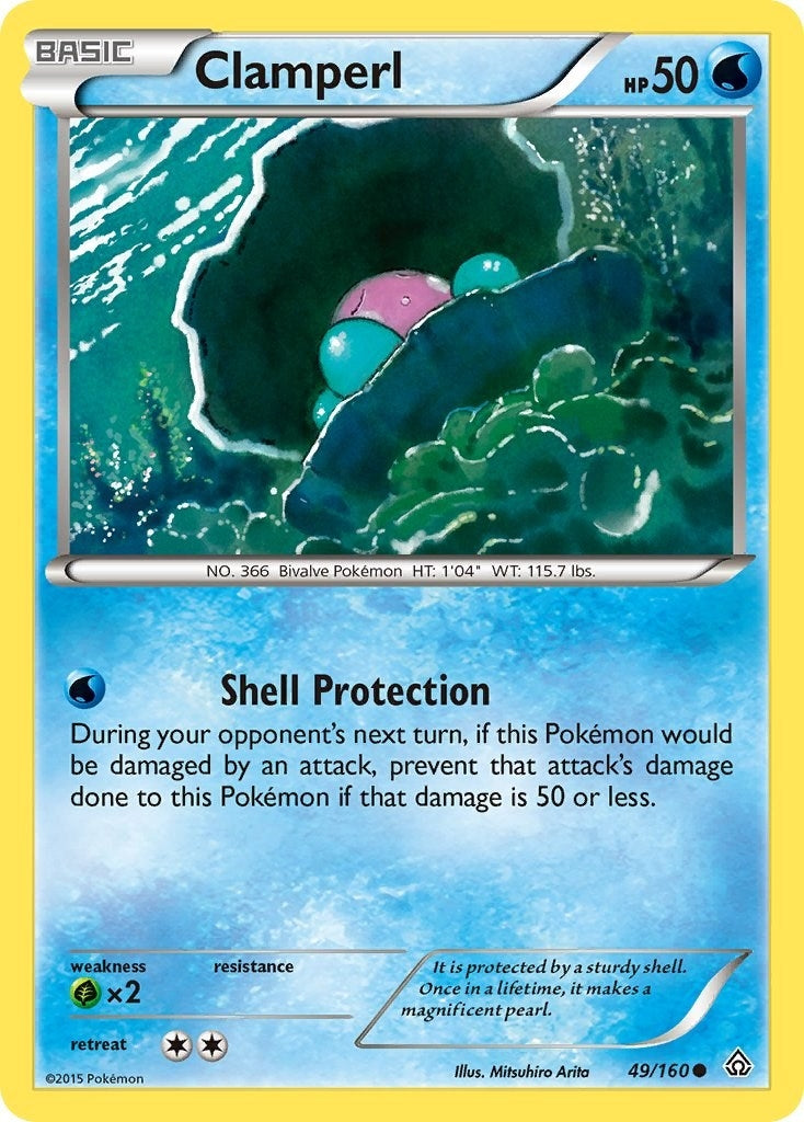 Image for Clamperl (49/160) [XY - Primal Clash] - Pokemon