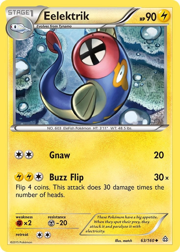 Image for Eelektrik (63/160) [XY - Primal Clash] - Pokemon