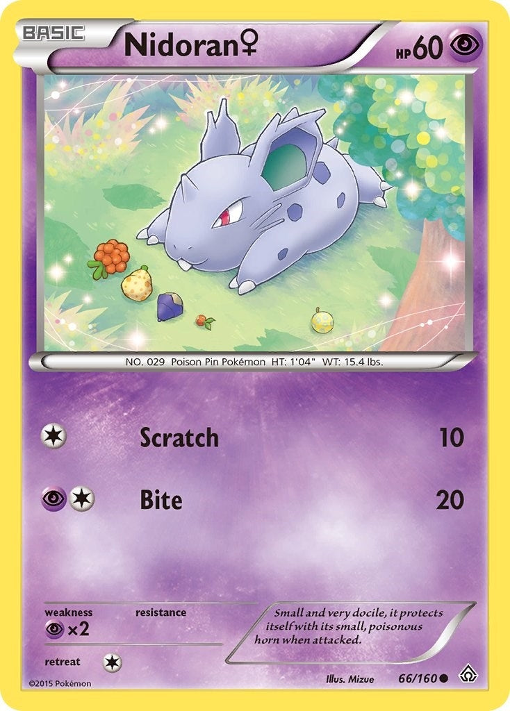 Image for Nidoran (F) (66/160) [XY - Primal Clash] - Pokemon