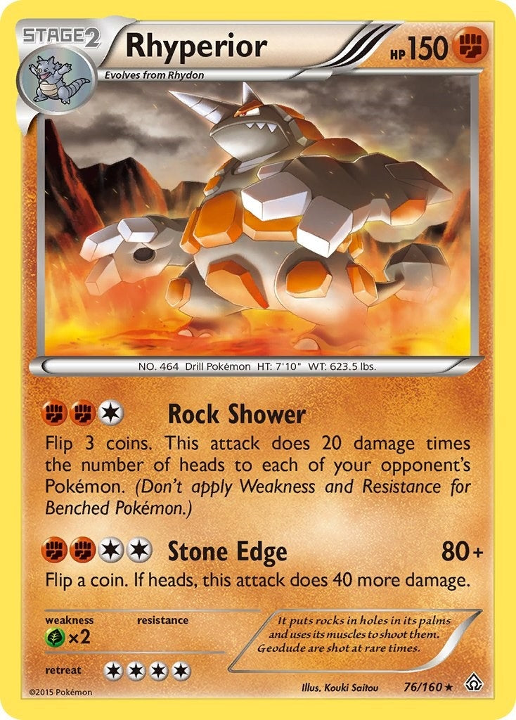 Image for Rhyperior (76/160) [XY - Primal Clash] - Pokemon