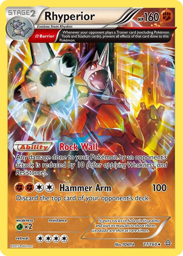 Image for Rhyperior (Omega) (77/160) [XY - Primal Clash] - Pokemon