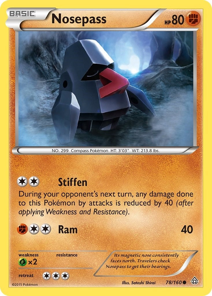 Image for Nosepass (78/160) [XY - Primal Clash] - Pokemon
