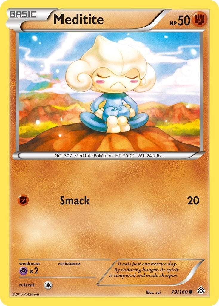 Image for Meditite (79/160) [XY - Primal Clash] - Pokemon