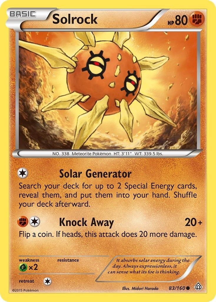 Image for Solrock (83/160) [XY - Primal Clash] - Pokemon