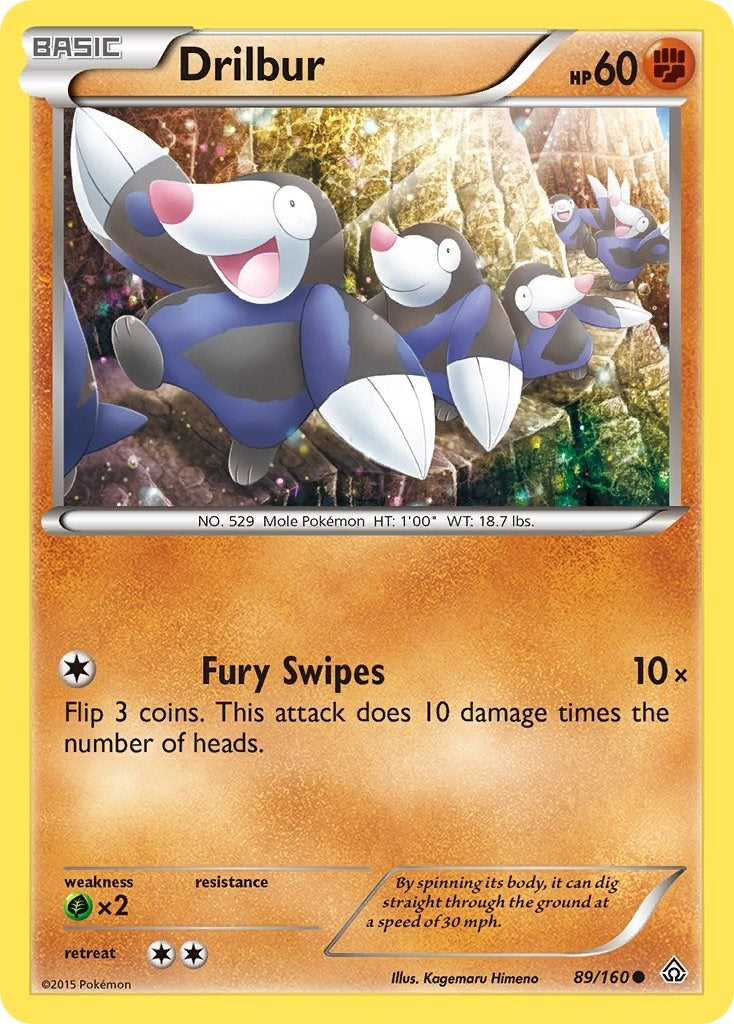 Image for Drilbur (89/160) [XY - Primal Clash] - Pokemon