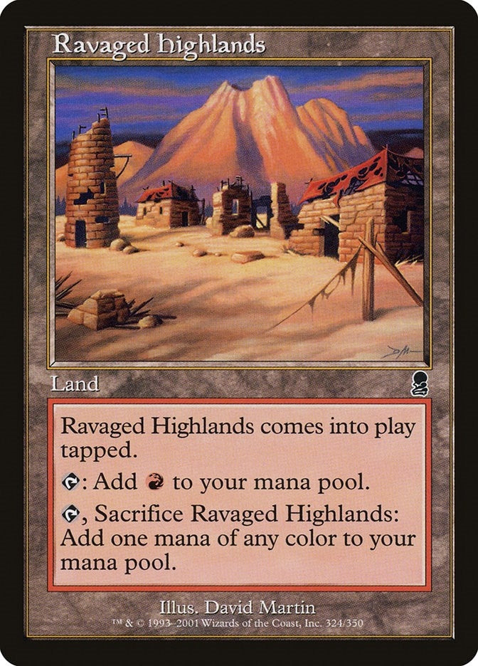 Image for Ravaged Highlands (324) [Odyssey] - Magic: The Gathering
