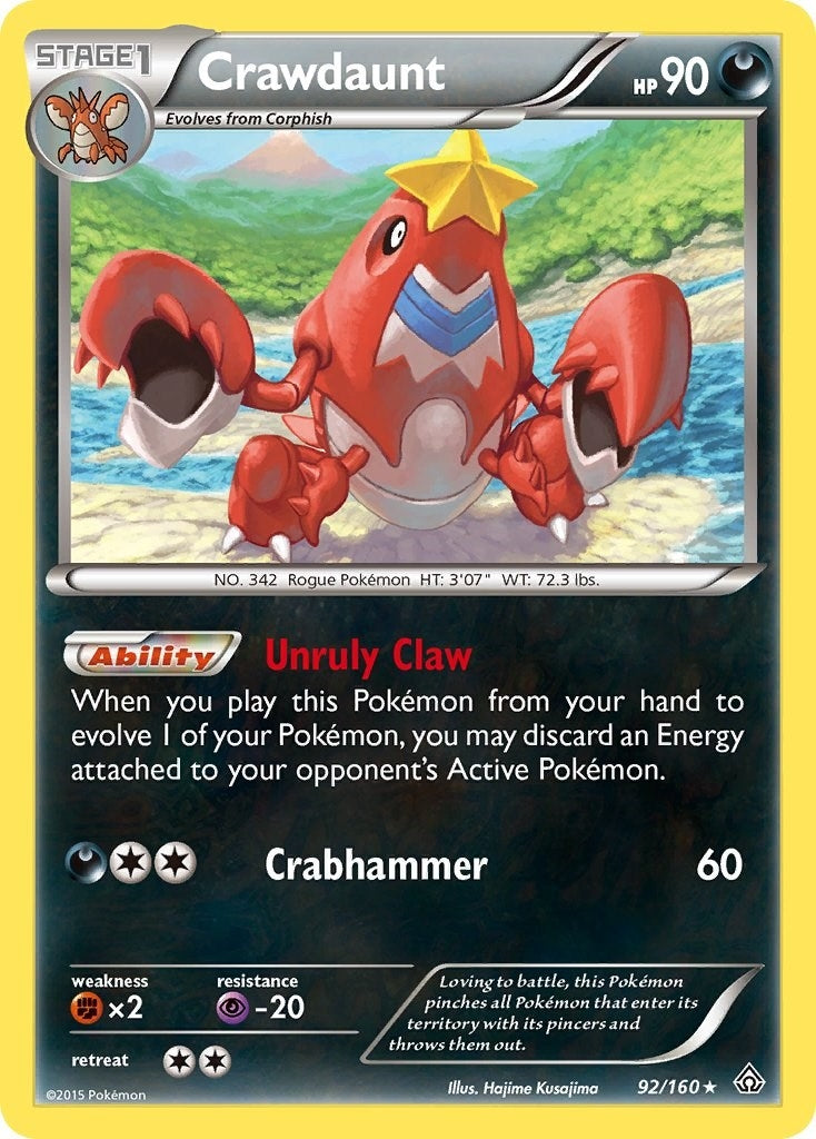 Image for Crawdaunt (92/160) [XY - Primal Clash] - Pokemon