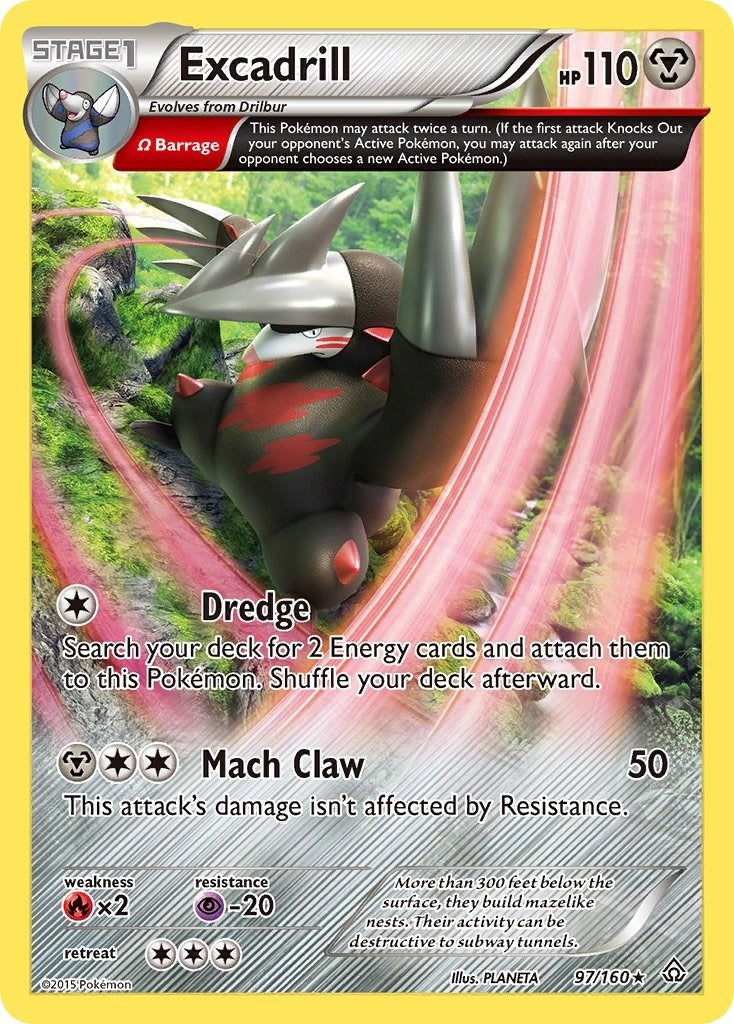 Image for Excadrill (Omega) (97/160) [XY - Primal Clash] - Pokemon