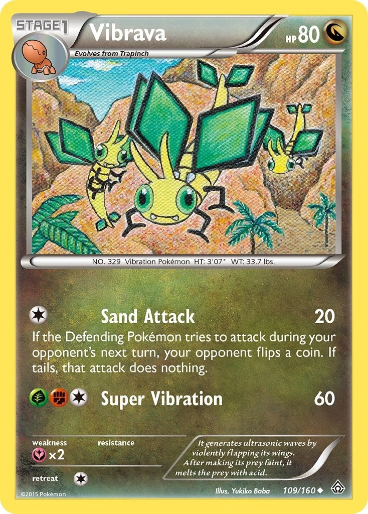 Image for Vibrava (109/160) [XY - Primal Clash] - Pokemon