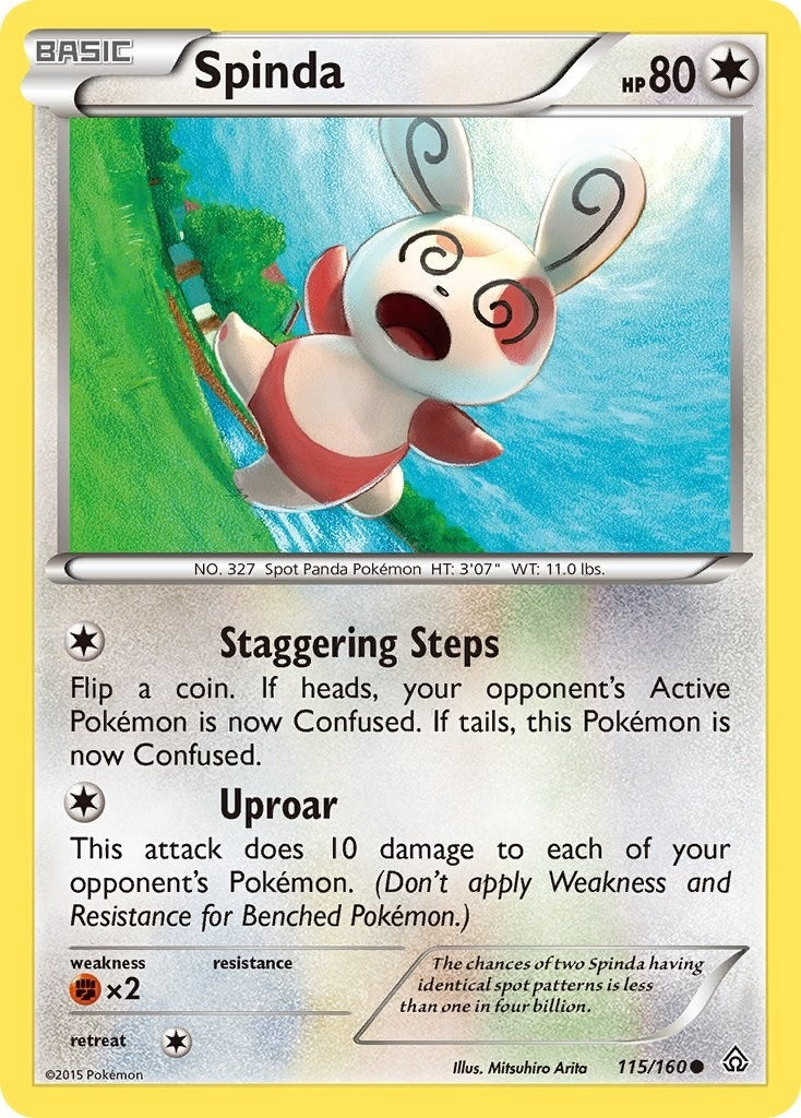 Image for Spinda (115/160) [XY - Primal Clash] - Pokemon
