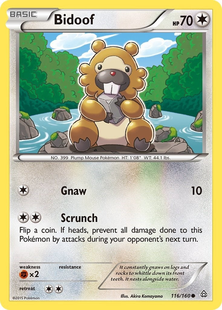 Image for Bidoof (116/160) [XY - Primal Clash] - Pokemon
