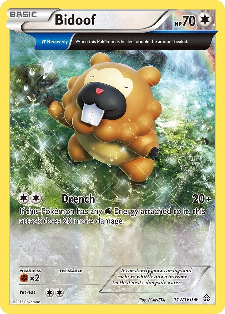 Image for Bidoof (Alpha) (117/160) [XY - Primal Clash] - Pokemon