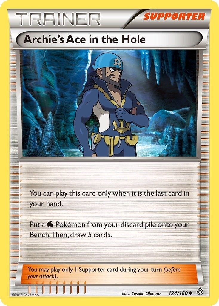 Image for Archie's Ace in the Hole (124/160) [XY - Primal Clash] - Pokemon