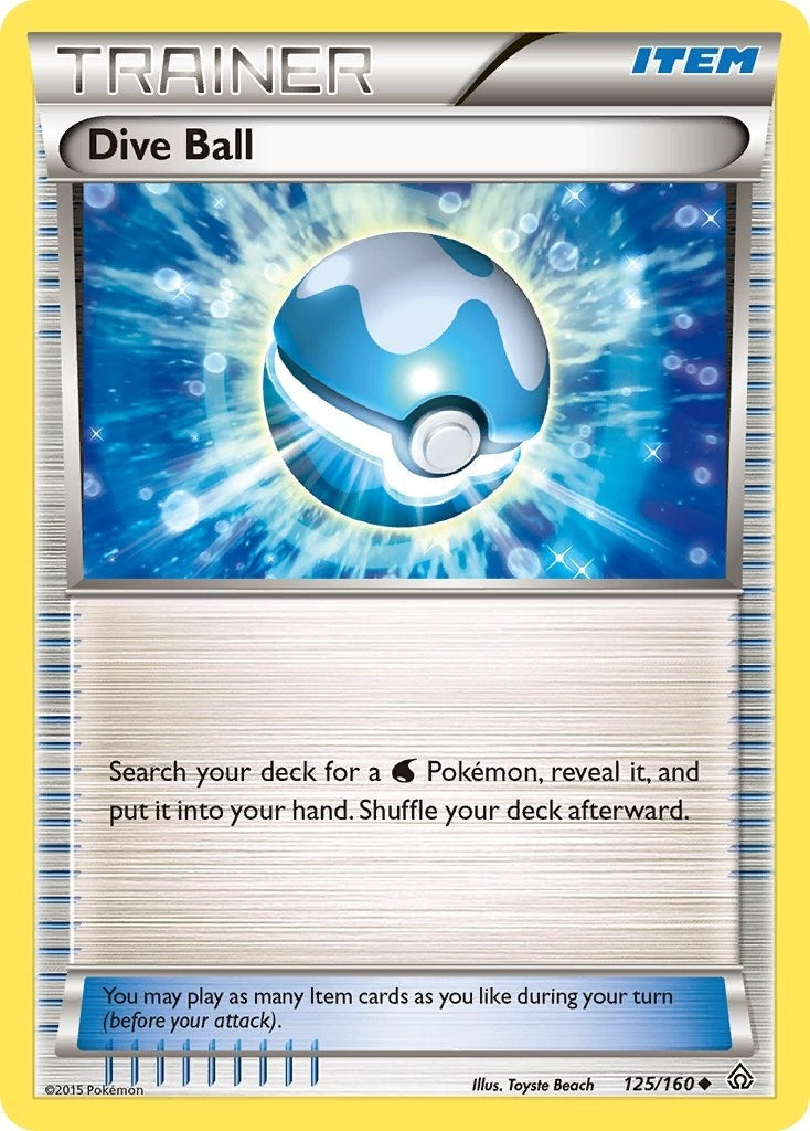 Image for Dive Ball (125/160) [XY - Primal Clash] - Pokemon