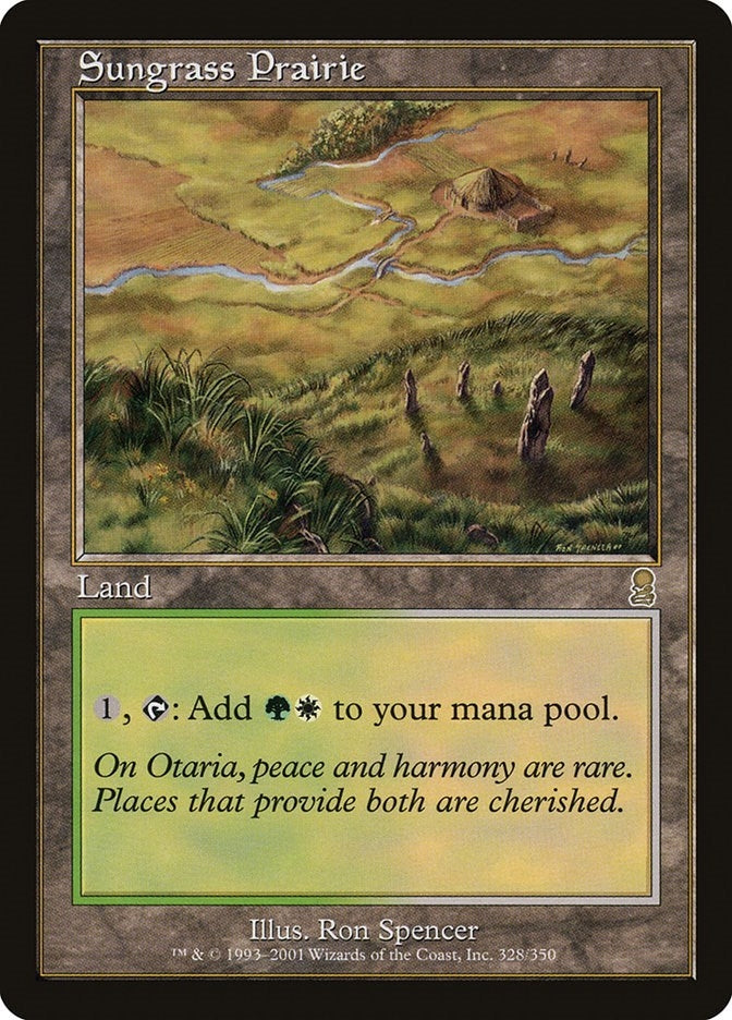 Image for Sungrass Prairie (328) [Odyssey] - Magic: The Gathering