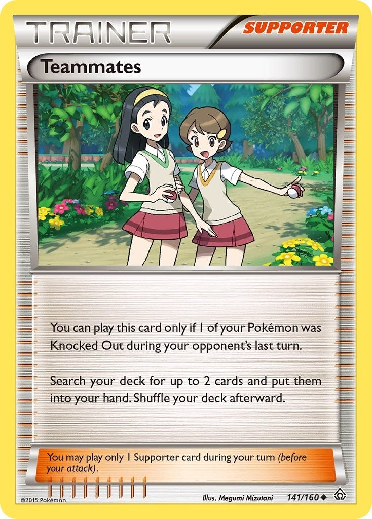 Image for Teammates (141/160) [XY - Primal Clash] - Pokemon
