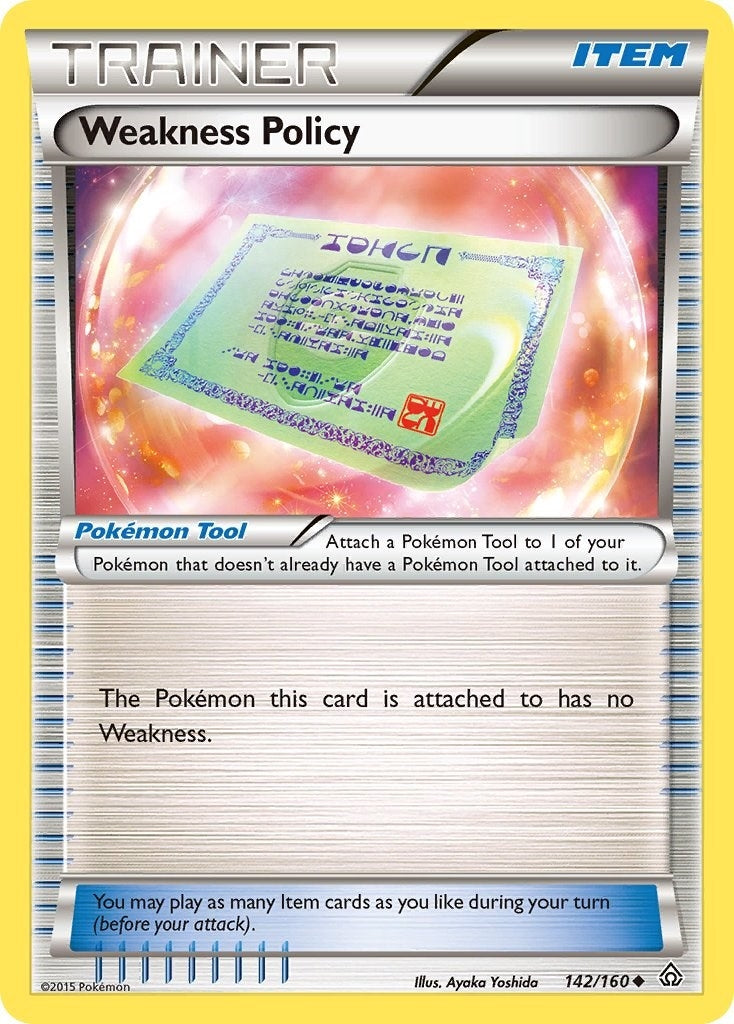 Image for Weakness Policy (142/160) [XY - Primal Clash] - Pokemon
