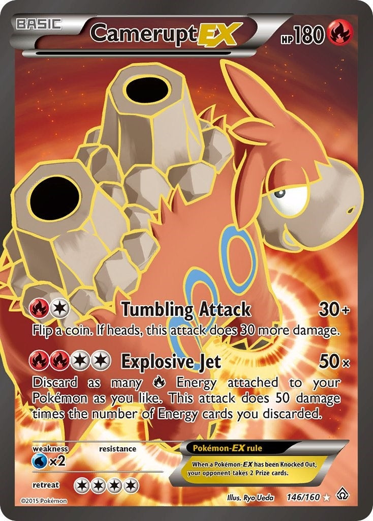 Image for Camerupt EX (146 Full Art) (146/160) [XY - Primal Clash] - Pokemon