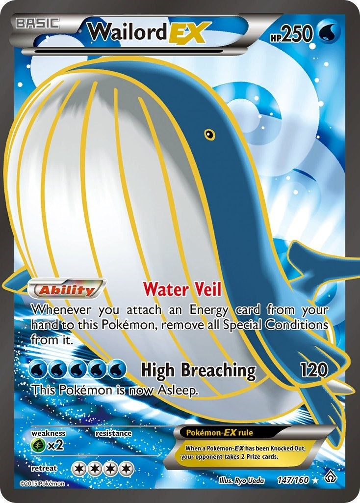 Image for Wailord EX (147 Full Art) (147/160) [XY - Primal Clash] - Pokemon