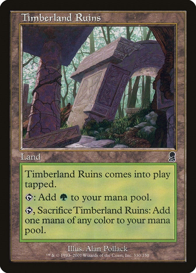 Image for Timberland Ruins (330) [Odyssey] - Magic: The Gathering