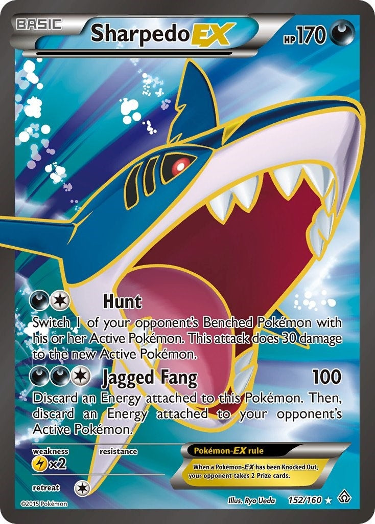Image for Sharpedo EX (152 Full Art) (152/160) [XY - Primal Clash] - Pokemon