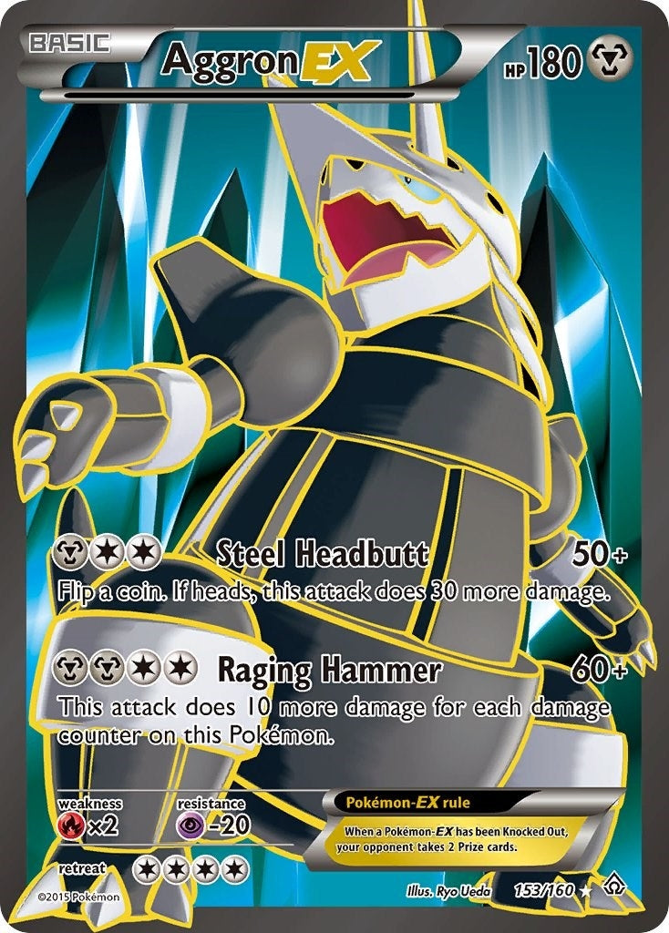 Image for Aggron EX (153 Full Art) (153/160) [XY - Primal Clash] - Pokemon