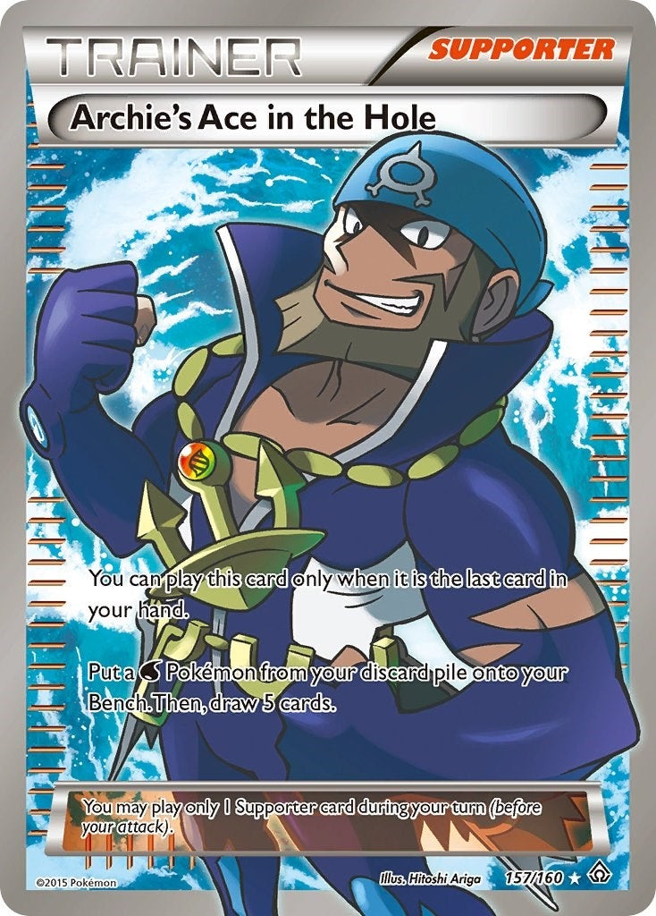 Image for Archie's Ace in the Hole (157 Full Art) (157/160) [XY - Primal Clash] - Pokemon
