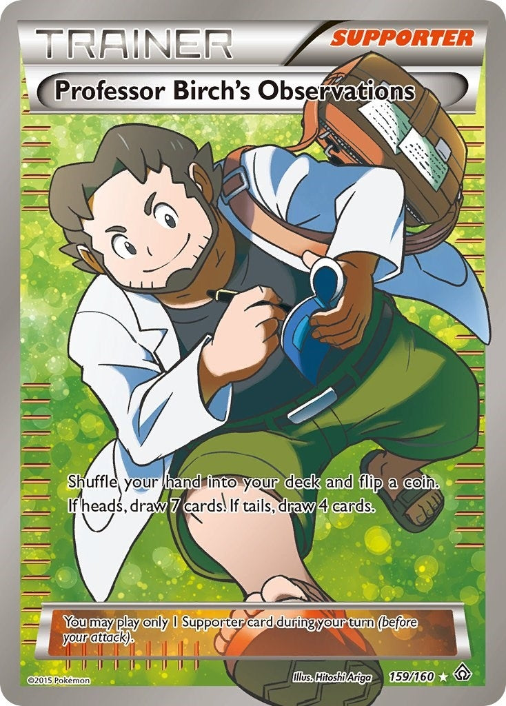 Image for Professor Birch's Observations (159 Full Art) (159/160) [XY - Primal Clash] - Pokemon