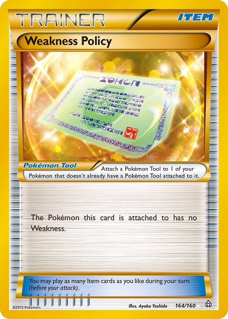 Image for Weakness Policy (164 Secret Rare) (164/160) [XY - Primal Clash] - Pokemon