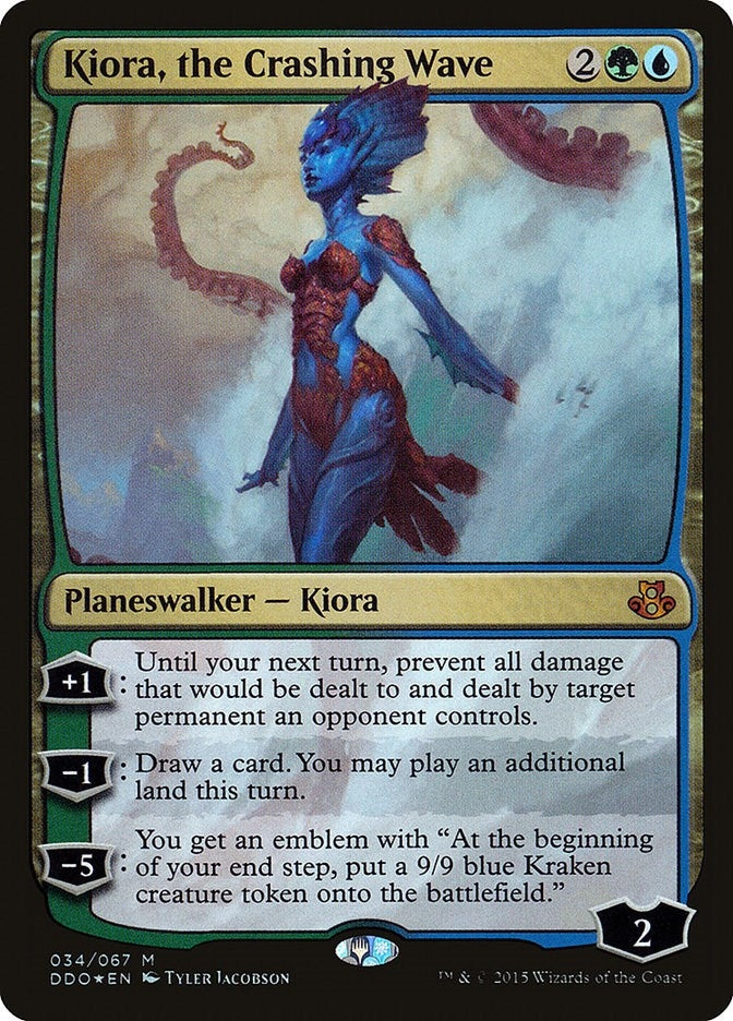 Image for Kiora, the Crashing Wave (34) [Elspeth vs. Kiora] - Magic: The Gathering