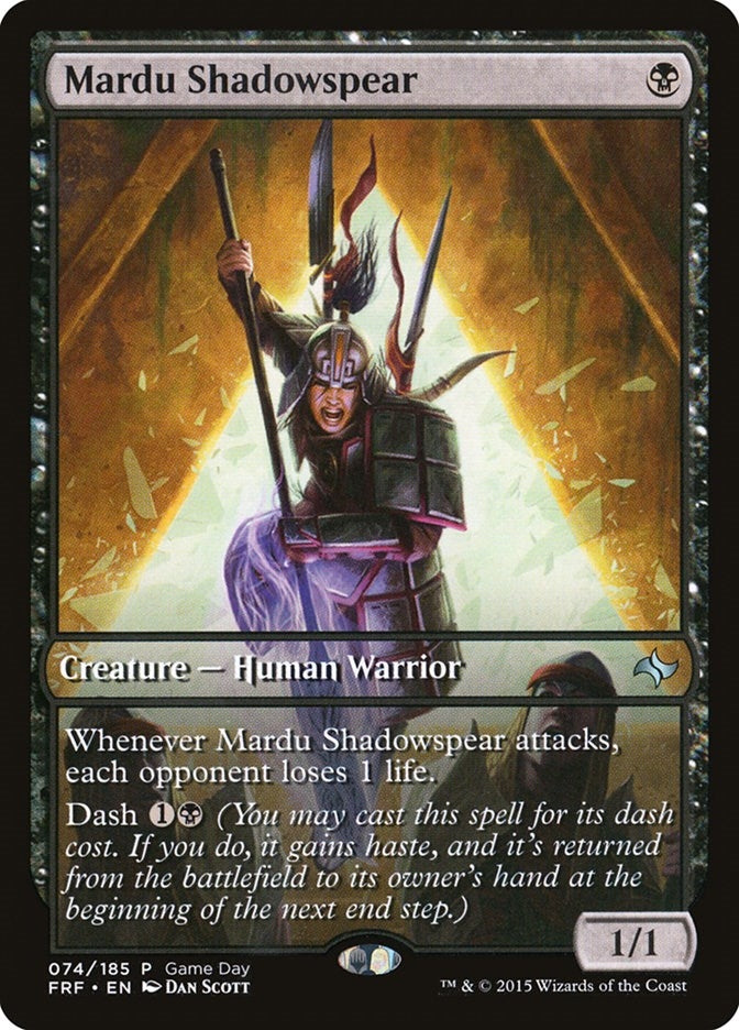 Image for Mardu Shadowspear (74) [Game Day & Store Championship Promos] - Magic: The Gathering