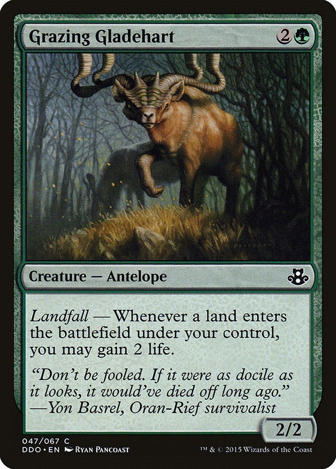 Image for Grazing Gladehart (47) [Elspeth vs. Kiora] - Magic: The Gathering