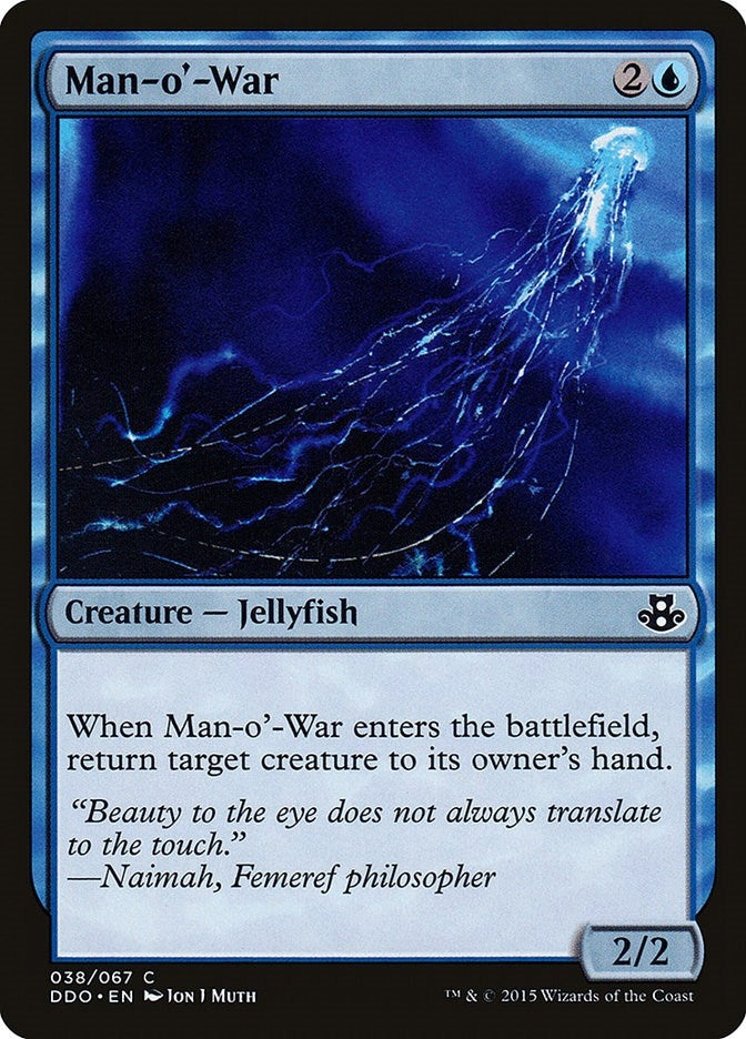 Image for Man-o'-War (38) [Elspeth vs. Kiora] - Magic: The Gathering