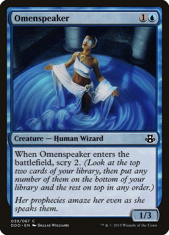 Image for Omenspeaker (39) [Elspeth vs. Kiora] - Magic: The Gathering