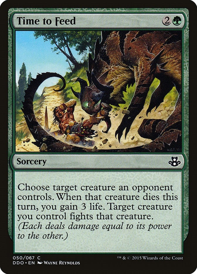 Image for Time to Feed (50) [Elspeth vs. Kiora] - Magic: The Gathering