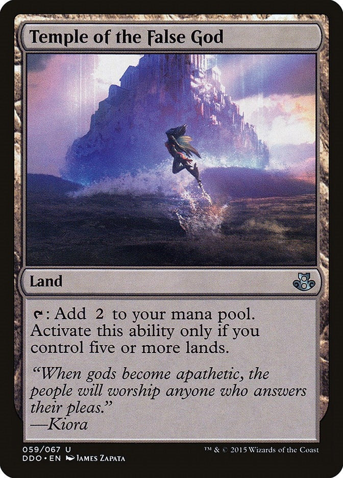 Image for Temple of the False God (59) [Elspeth vs. Kiora] - Magic: The Gathering