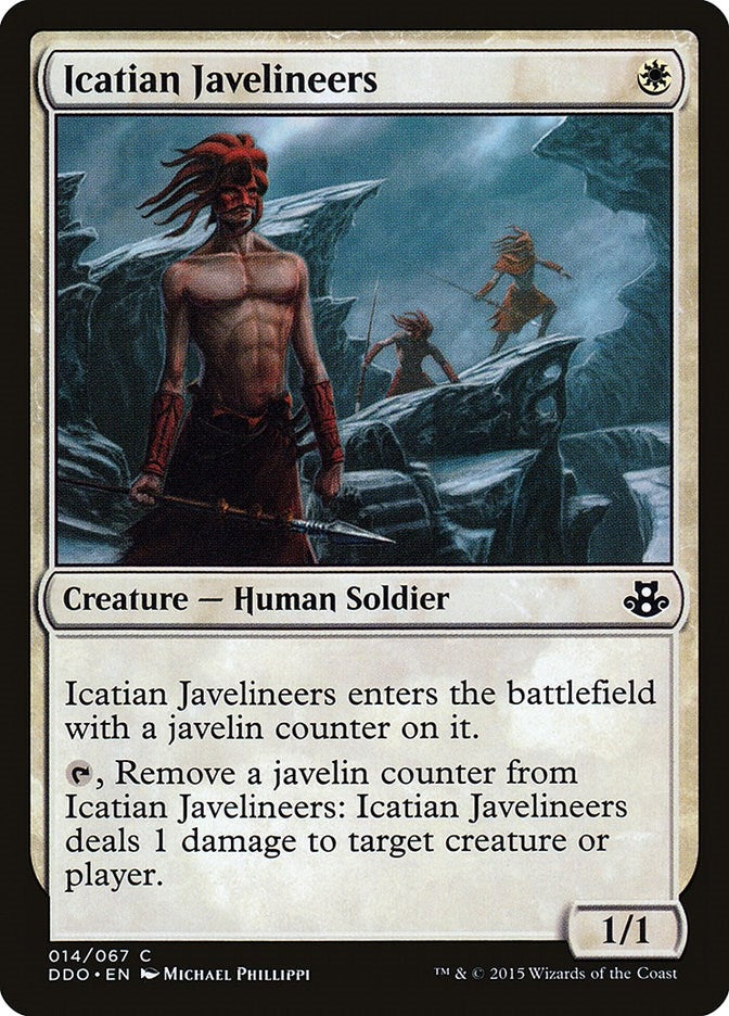 Image for Icatian Javelineers (14) [Elspeth vs. Kiora] - Magic: The Gathering
