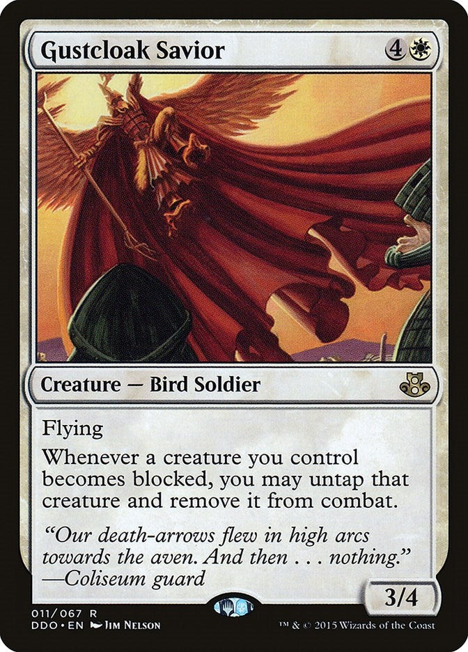 Image for Gustcloak Savior (11) [Elspeth vs. Kiora] - Magic: The Gathering