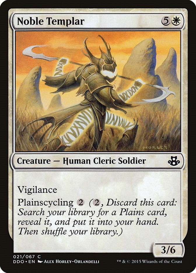 Image for Noble Templar (21) [Elspeth vs. Kiora] - Magic: The Gathering