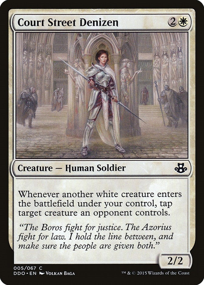 Image for Court Street Denizen (5) [Elspeth vs. Kiora] - Magic: The Gathering