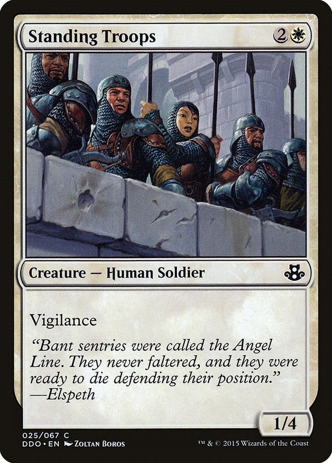 Image for Standing Troops (25) [Elspeth vs. Kiora] - Magic: The Gathering