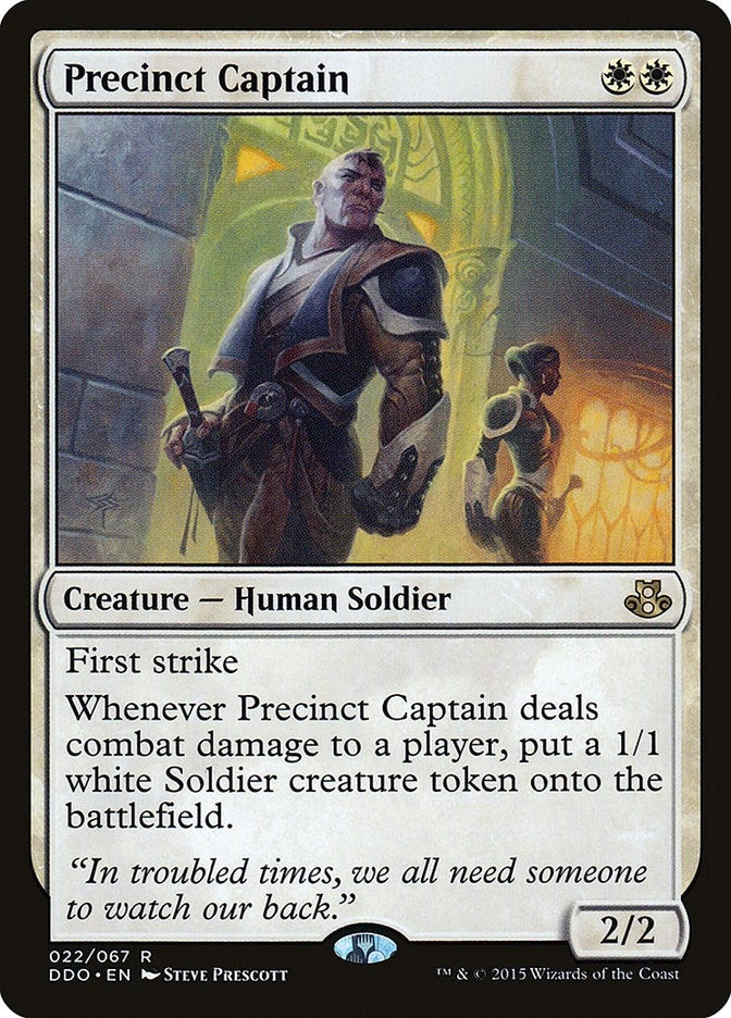 Image for Precinct Captain (22) [Elspeth vs. Kiora] - Magic: The Gathering