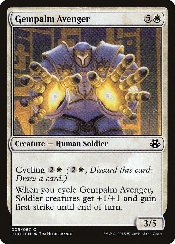 Image for Gempalm Avenger (9) [Elspeth vs. Kiora] - Magic: The Gathering