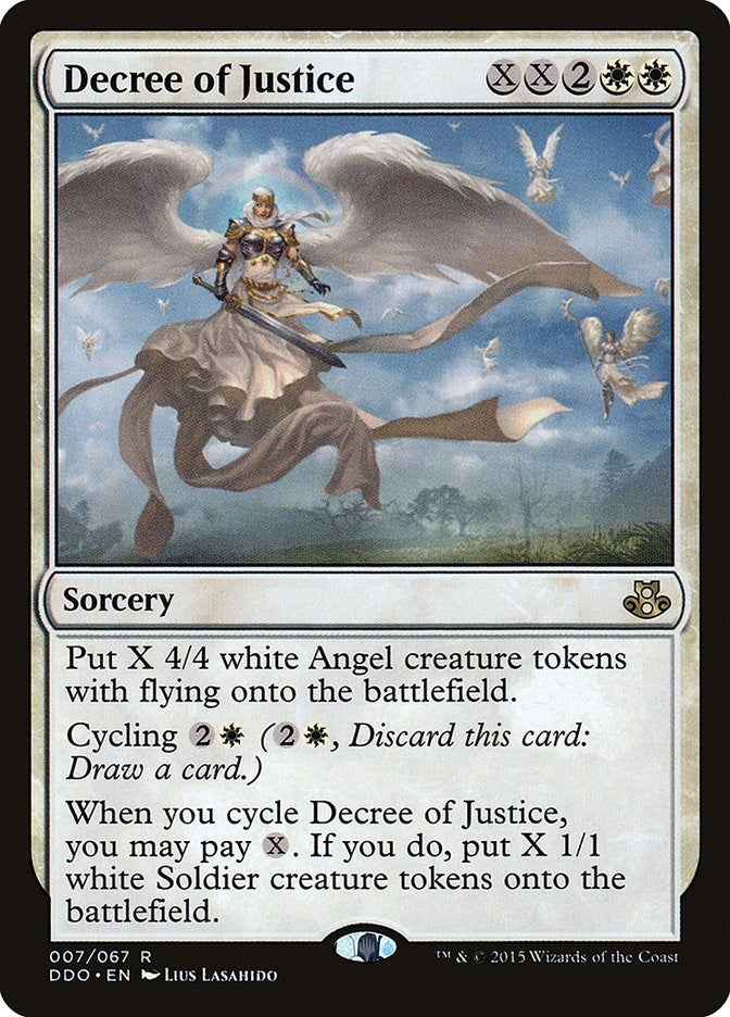 Image for Decree of Justice (7) [Elspeth vs. Kiora] - Magic: The Gathering